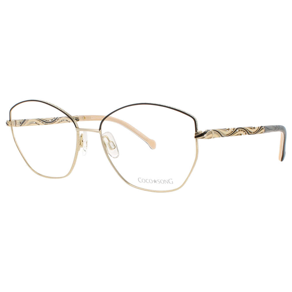COCO SONG SURFING-DOLPHIN-CV228.01-09 Eyeglasses Eye Glasses C01 GOLD Authentic